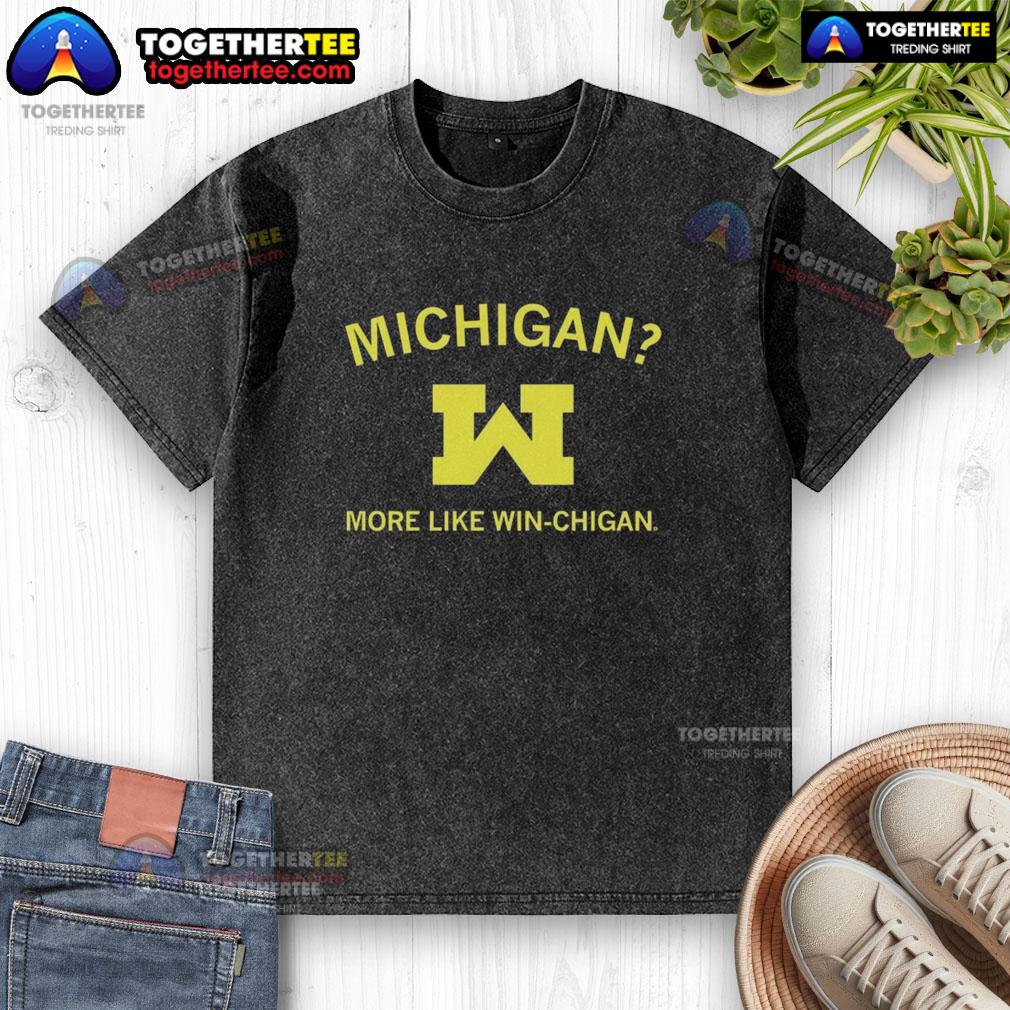 Top Michigan More Like Winchigan Ncaa Michigan Wolverines Washed T Shirt Top Michigan More Like Winchigan NCAA Michigan Wolverines washed t-shirt featuring bold team graphics and a relaxed fit.