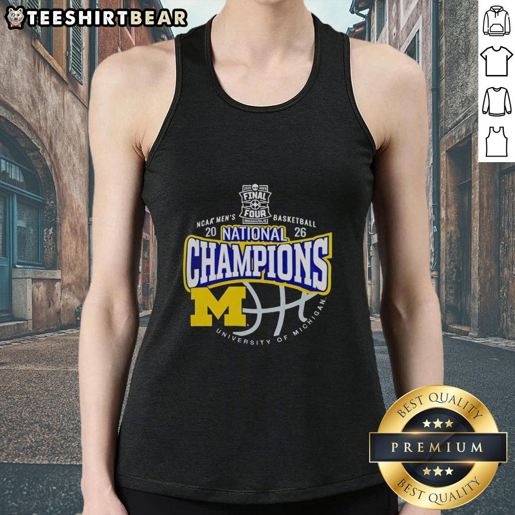 top-michigan-wolverines-national-champions-tank-top Top Michigan Wolverines National Champions tank top featuring vibrant team colors and bold logo design.