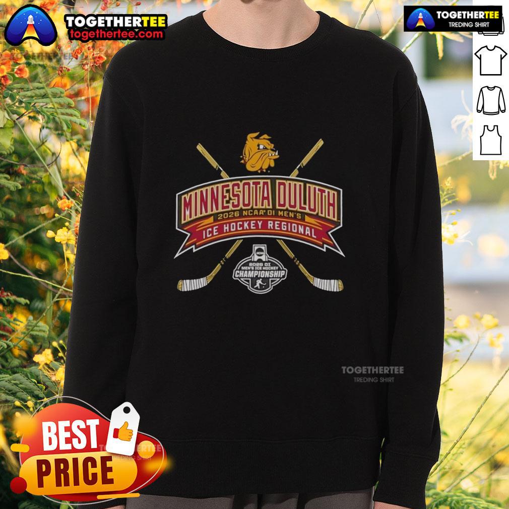 Top Minnesota Duluth 2026 Ncaa Division I Men'S Ice Hockey Regional Sweatshirt Top Minnesota Duluth 2026 NCAA Division I Men's Ice Hockey Regional sweatshirt showcasing team colors and logo.