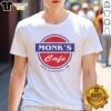 Top Monk's Cafe in New York City NY logo t-shirt featuring a stylish design and vibrant colors.