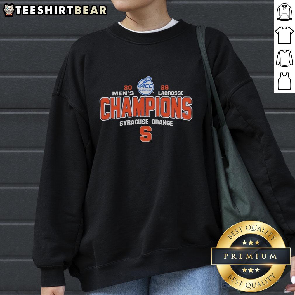 top-ncaa-syracuse-orange-2026-acc-mens-lacrosse-tournament-champions-sweatshirt Top NCAA Syracuse Orange 2026 ACC Men's Lacrosse Tournament Champions sweatshirt showcasing team pride and victory.