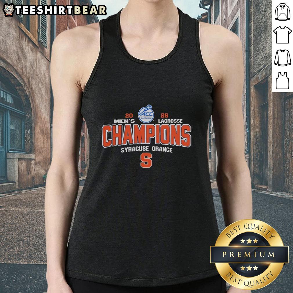 top-ncaa-syracuse-orange-2026-acc-mens-lacrosse-tournament-champions-tank-top Top NCAA Syracuse Orange 2026 ACC Men's Lacrosse Tournament Champions tank top featuring vibrant team colors and logo.