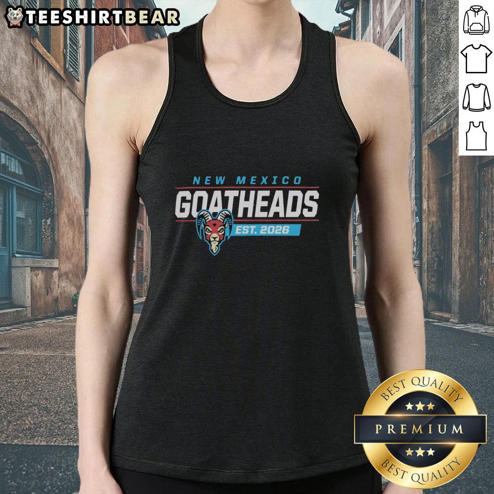 top-new-mexico-goatheads-est-2026-tank-top Stylish Top New Mexico Goatheads Est 2026 tank top featuring vibrant graphics, perfect for casual wear and team spirit.