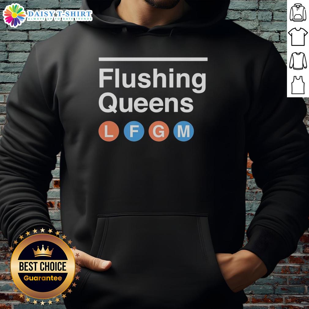 Top New York Mets Baseball Flushing Queens Lfgm Logo Hoodie Top New York Mets baseball hoodie featuring Flushing Queens logo and LFGM design, perfect for fans.