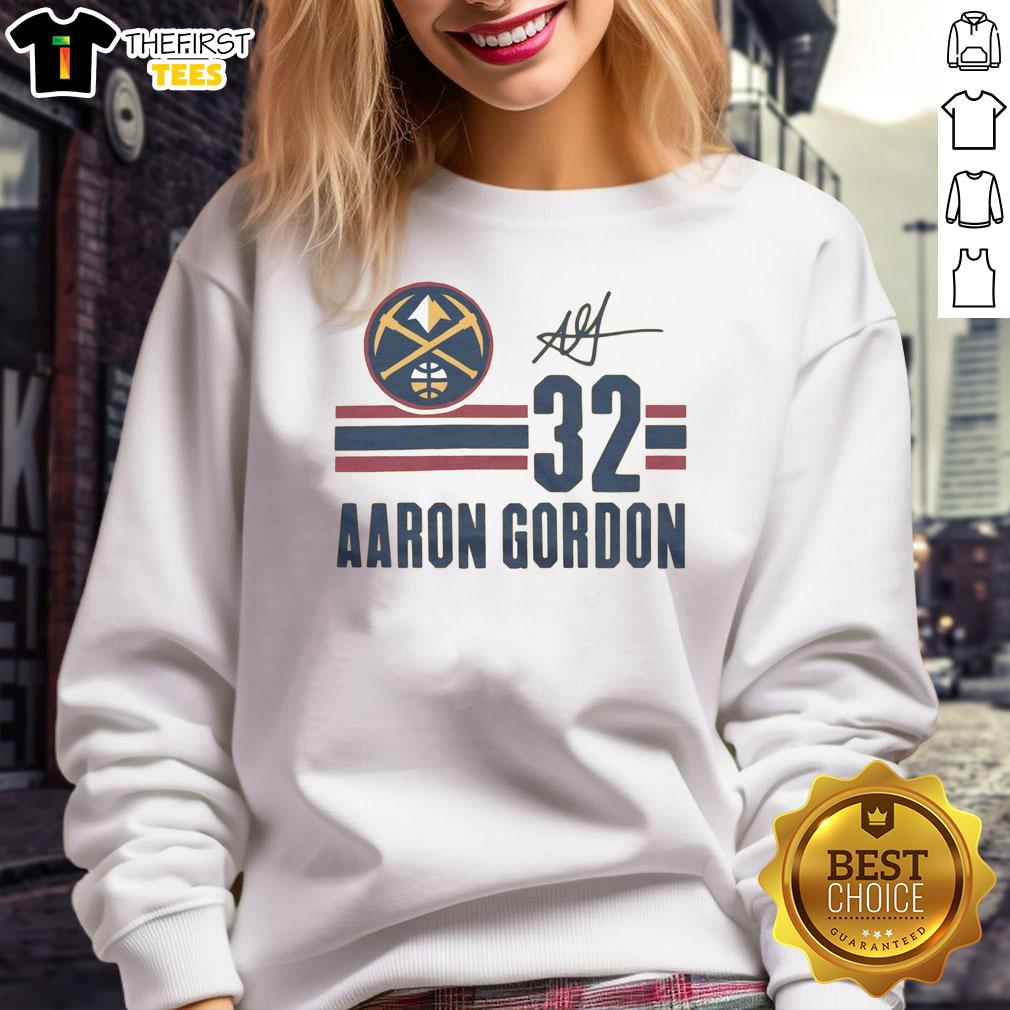top-nuggets-aaron-gordon-signature-jersey-sweatshirt Top Nuggets Aaron Gordon signature jersey sweatshirt featuring team colors and stylish design for fans and sports enthusiasts.