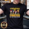 Top Peanuts Characters X USC Trojans NFL Forever T-Shirt design showcasing beloved characters and team pride.