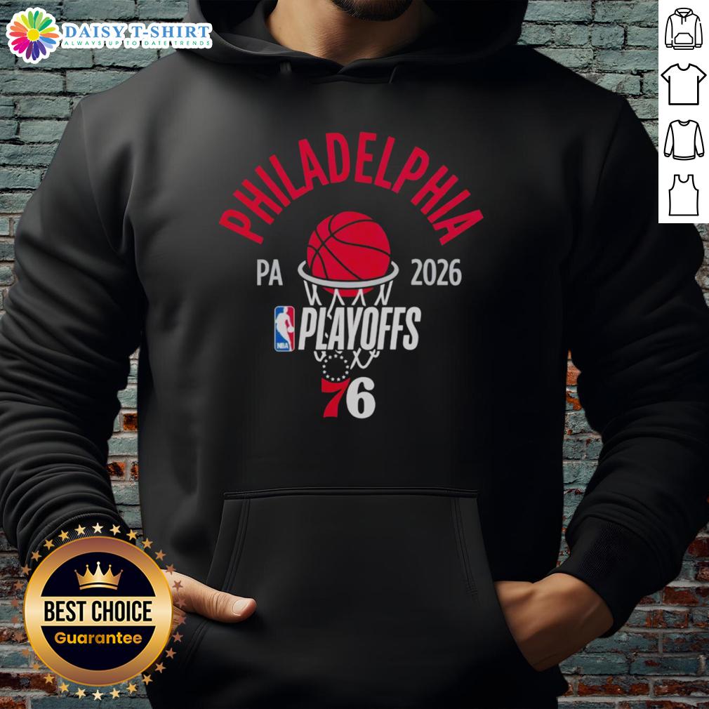 Top Philadelphia 76Ers 2026 Playoffs Pa Basketball Nba Hoodie Top Philadelphia 76ers 2026 Playoffs NBA hoodie featuring team colors and logo, perfect for fans of PA basketball.