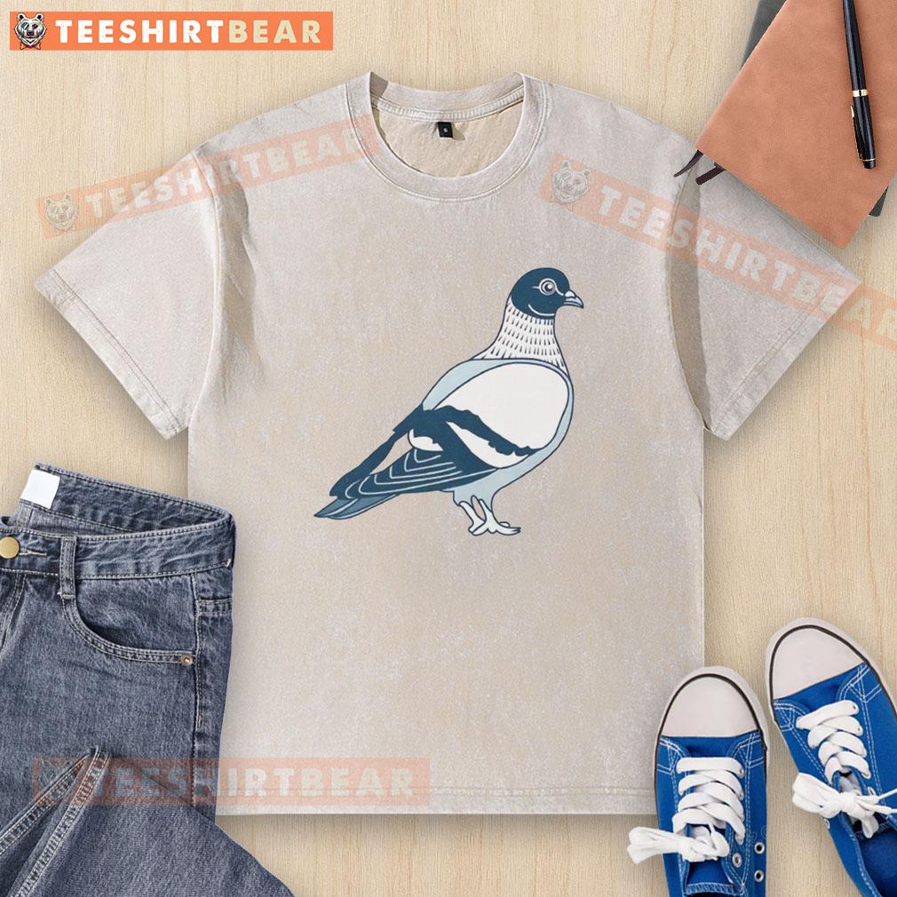 top-pigeon-dove-washed-t-shirt Top Pigeon Dove Washed T-Shirt in soft cotton, perfect for casual wear and bird lovers. Stylish and comfortable design.