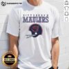 Alt Text: Top Pittsburgh Maulers USFL helmet and wordmark T-shirt design showcasing team pride and spirit.