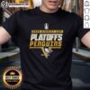 Alt Text: Top Pittsburgh Penguins Ice Hockey 2026 Stanley Cup Playoffs logo t-shirt featuring team colors and iconic design.