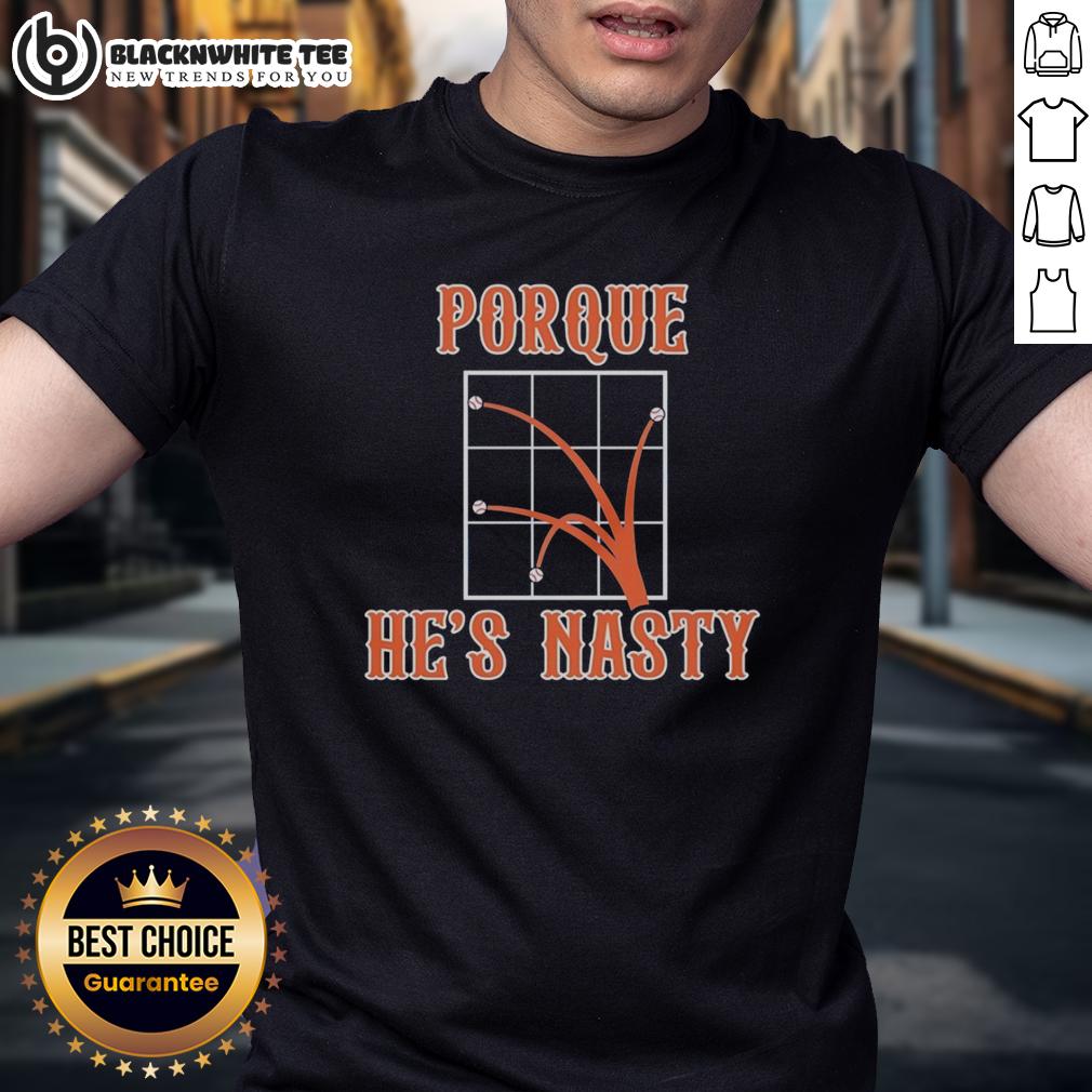 Top Porque He'S Nasty New York Mets T Shirt Top Porque He'S Nasty New York Mets T-Shirt showcasing vibrant team colors and bold graphic design for passionate fans.