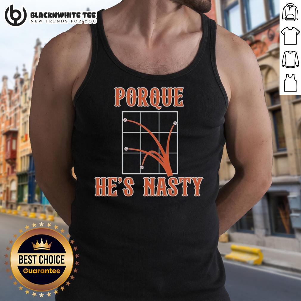Top Porque He'S Nasty New York Mets Tank Top Top Porque He's Nasty New York Mets tank top featuring a stylish design perfect for baseball fans.