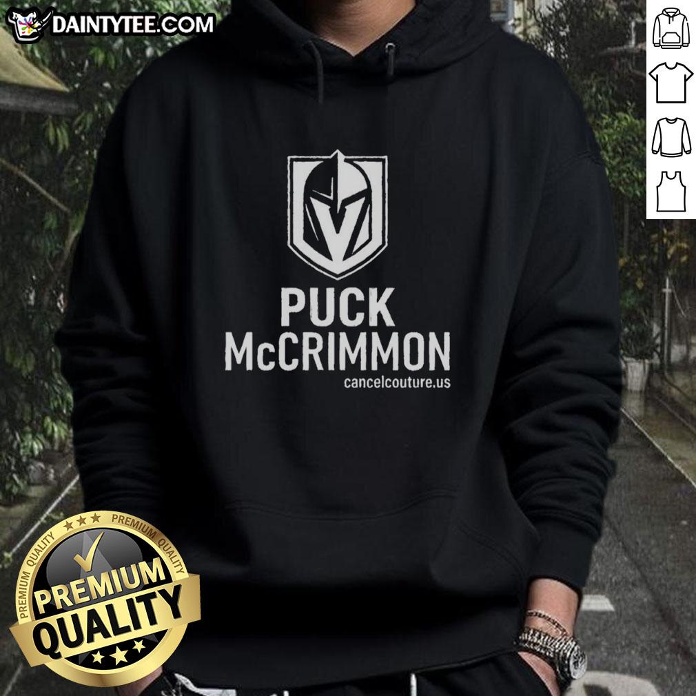 top-puck-mccrimmon-vegas-golden-knights-logo-hoodie Men's Top Puck McCrimmon Vegas Golden Knights logo hoodie in black, perfect for fans and game day wear.
