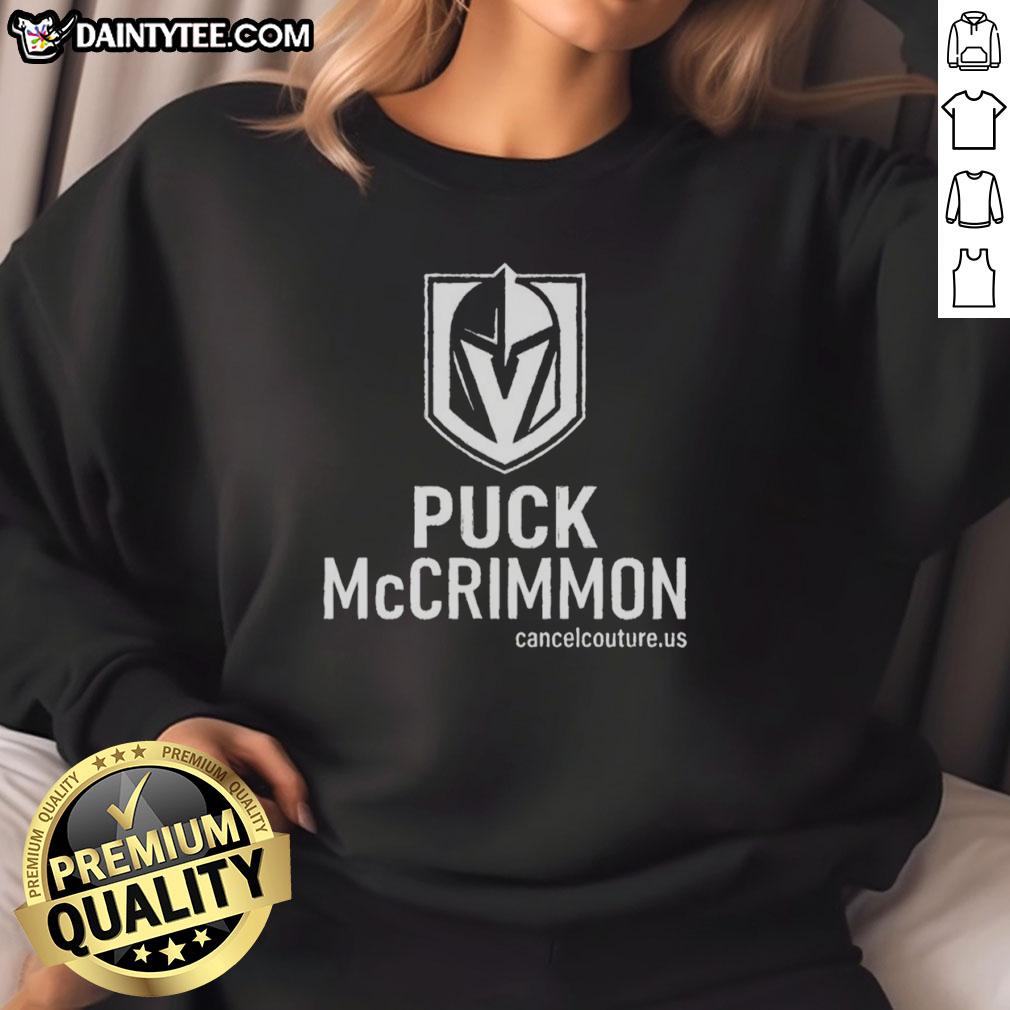 top-puck-mccrimmon-vegas-golden-knights-logo-sweatshirt Top Puck McCrimmon Vegas Golden Knights logo sweatshirt featuring team colors and design, perfect for fans.