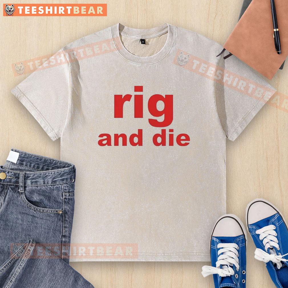 top-rig-and-die-washed-t-shirt Men's Top Rig and Die Washed T-Shirt in a casual setting, showcasing soft fabric and trendy design for everyday wear.
