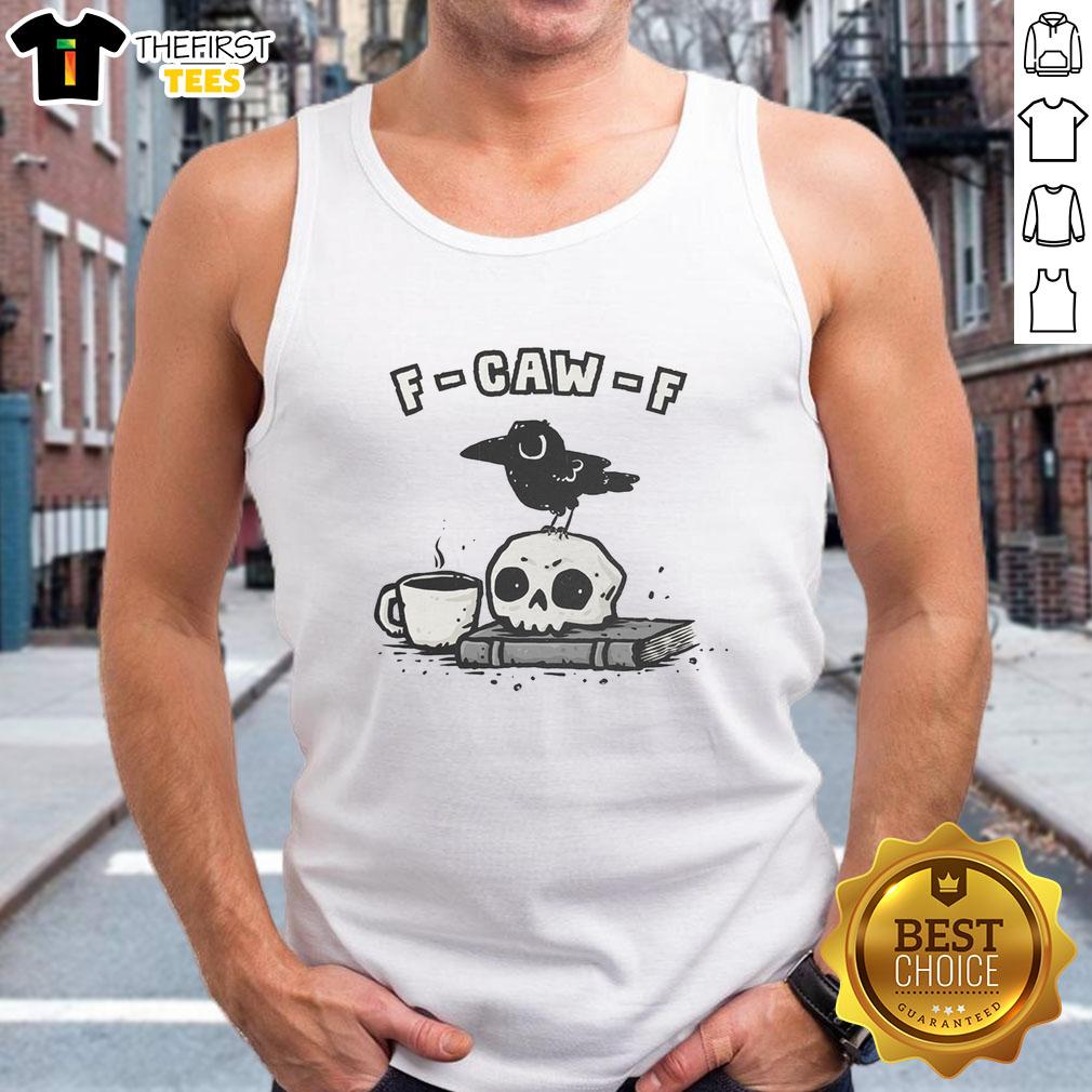 top-salty-raven-f-caw-f-tank-top Alt Text: Top Salty Raven F Caw F Tank Top featuring a bold raven graphic and trendy design for casual wear.