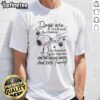 Top Snoopy Dogs T-Shirt featuring the phrase 'Dogs Are Our Friends, Family, Bodyguards, and Happiness' for dog lovers.