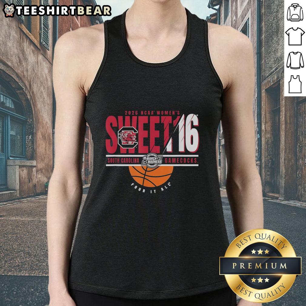 top-south-carolina-gamecocks-ncaa-womens-march-madness-sweet-16-2026-tank-top Top South Carolina Gamecocks NCAA Women's March Madness Sweet 16 2026 tank top in vibrant colors, perfect for fans.
