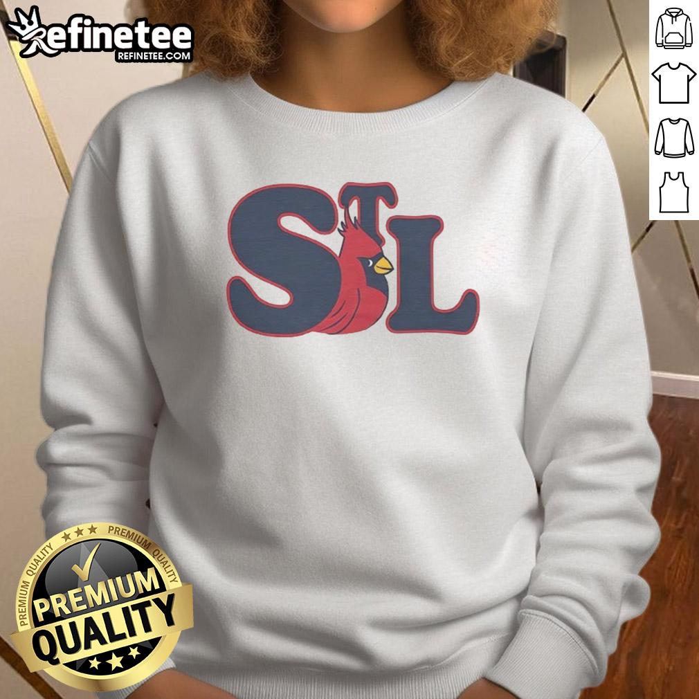 top-stl-st-louis-cardinals-red-bird-vintage-sweatshirt Vintage St. Louis Cardinals red bird sweatshirt showcasing a classic design, perfect for fans and collectors.