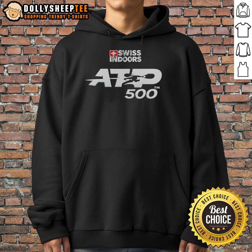Top Swiss Indoors Basel Atp 500 Hoodie Top Swiss Indoors Basel ATP 500 hoodie featuring a stylish design, perfect for tennis fans and event attendees.