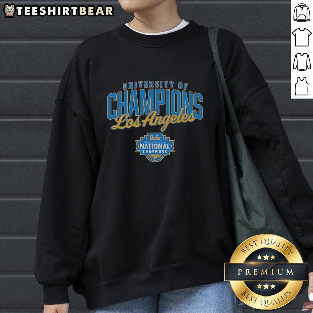 top-ucla-bruins-womens-basketball-university-of-champions-los-angeles-sweatshirt Alt Text: Cozy UCLA Bruins women's basketball sweatshirt featuring champion graphics, perfect for fans in Los Angeles.