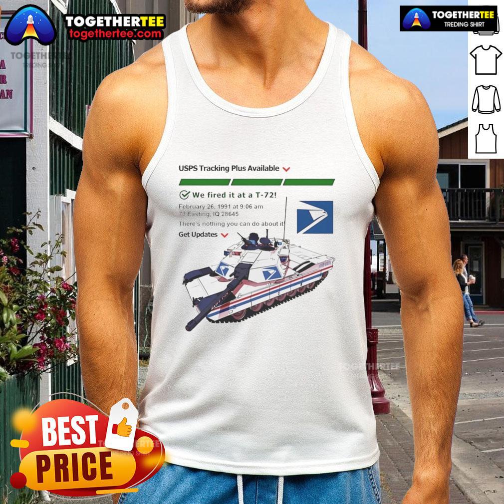 Top Usps Tracking Plus Available Tank Top Stylish Top USPS Tracking Plus tank top showcasing a unique design, perfect for casual wear and USPS enthusiasts.