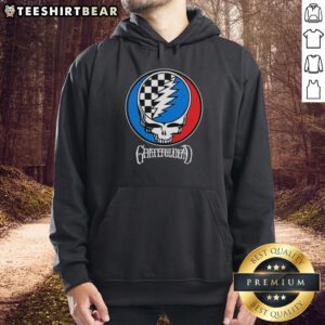 Alt Text: Top Grateful Dead Checkers Logo Hoodie featuring iconic design in vibrant colors, perfect for fans and collectors.