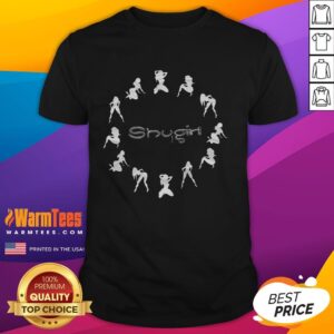 Alt Text: Official Shygirl Human Shape Circle T-Shirt featuring a unique graphic design in a stylish fit for trendy fashion lovers.