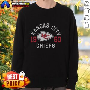 Hot Kansas City Chiefs Heritage Print Sweatshirt featuring bold team graphics and cozy fabric for ultimate fan style.