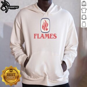 1980s vintage Nice UIC Flames logo on a cozy hoodie, showcasing retro sports style and team spirit.