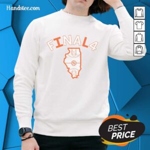 Stylish Top Final 4 Il Sweatshirt featuring vibrant colors and trendy design, perfect for sports fans and casual wear.