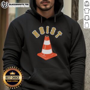 Awesome Hoist Center Hoodie in navy blue, featuring a stylish design and comfortable fit for everyday wear.