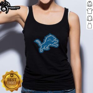 Good Detroit Lions Rivet Logo Tank Top featuring a stylish design perfect for fans and summer wear.