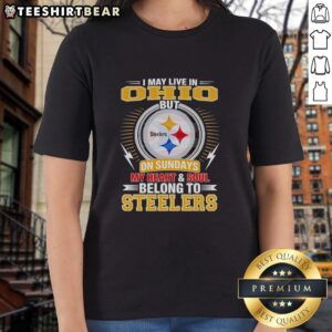 Pretty Pittsburgh Steelers ladies tee showcasing team pride for fans in Ohio on game days.