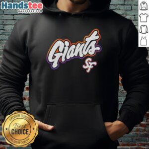 Alt Text: San Francisco Giants City Connect pregame hoodie, featuring vibrant team colors and stylish design for fans.
