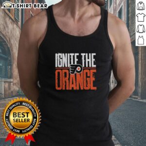 Philadelphia Flyers Ignite the Orange tank top for 2026 Stanley Cup Playoffs, showcasing team spirit and style.