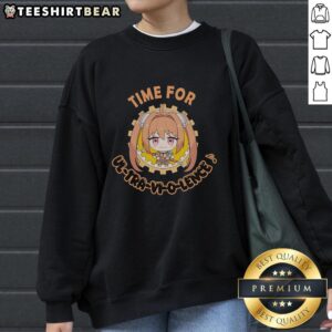 Alt Text: Stylish Pretty Time for Ul Tra Vi O Lence anime sweatshirt featuring vibrant graphics and a comfortable fit.