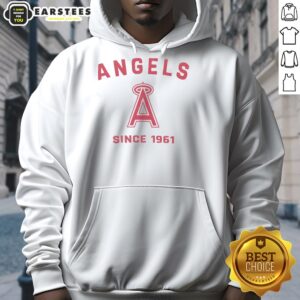 Alt Text: Original Los Angeles Angels Cooperstown Duster Hoodie in stylish design, perfect for fans of vintage baseball apparel.