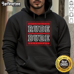 Premium Rude Matt Riddle Dude Zerb Fks Hoodie showcasing bold design and comfortable fit for wrestling fans.