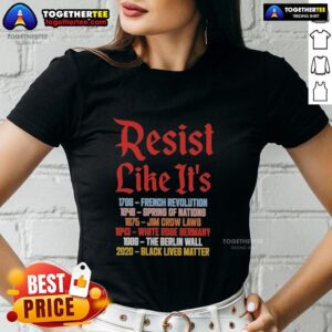 Hot Resist Like It's 2789 Ladies Tee featuring vibrant design and stylish fit for trendy women's casual wear.