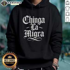 Awesome Chinga LA Migra protest slogan hoodie showcasing bold activism and support for immigrant rights.