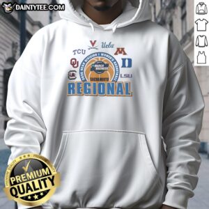2026 NCAA Division I Women's Basketball Sacramento Regional hoodie featuring team colors and logo design.