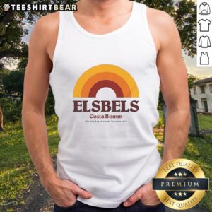 1979 Rainbow tank top from Oficina Espaola de Turismo featuring vibrant colors and retro design by Good Elsbels.
