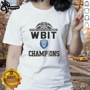 Premium Columbia Lions Division I Women's Bit Champions Ladies Tee in blue with team logo and stylish design.