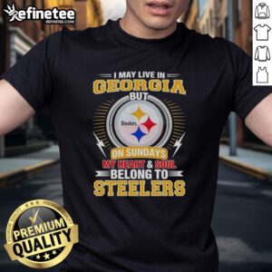 Pretty Pittsburgh Steelers t-shirt showcasing pride for the team, perfect for fans living in Georgia on game days.