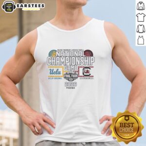 UCLA Bruins vs South Carolina Gamecocks NCAA Women's Basketball 2026 Championship Game tank top design