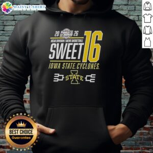 Awesome Iowa State Cyclones 2026 NCAA DI March Madness Sweet 16 hoodie in vibrant colors, perfect for fans.