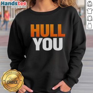 Premium Hull You Sweatshirt in navy blue, featuring a cozy design perfect for casual wear and comfort.