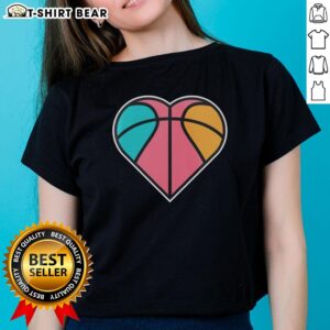 Original SATX Basketball Heart San Antonio Spurs NBA ladies tee showcasing team pride and stylish design for fans.