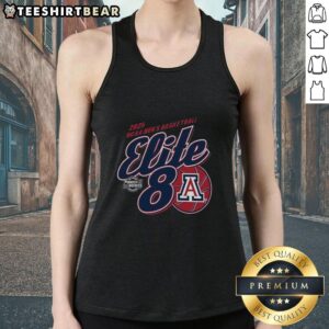 Men's Arizona Wildcats Elite 8 March Madness tank top in vibrant colors, perfect for fans and basketball enthusiasts.